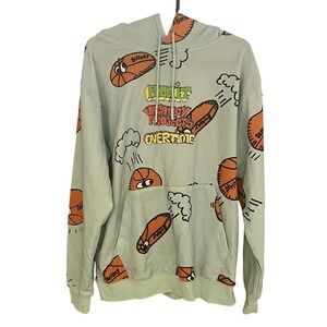 Rokit Overtime Split Vacancy Projects Hoodie Pullover Size Large Unisex